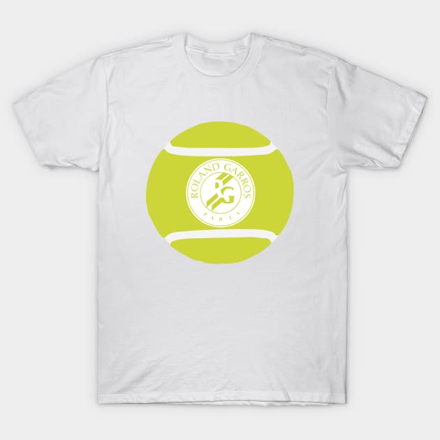 French Open Tennis Ball T-Shirt by inkstyl